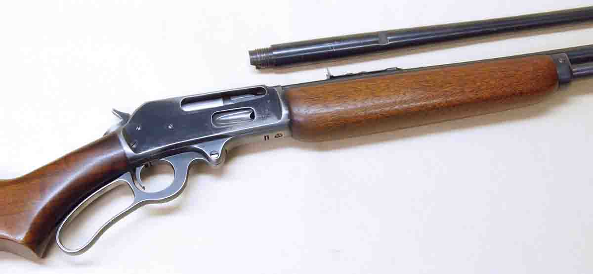 This Marlin 336 was chambered for a weird .30-30 wildcat. A take-off replacement barrel was found on the Internet for $20!